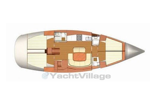 Dufour 445 GL layout